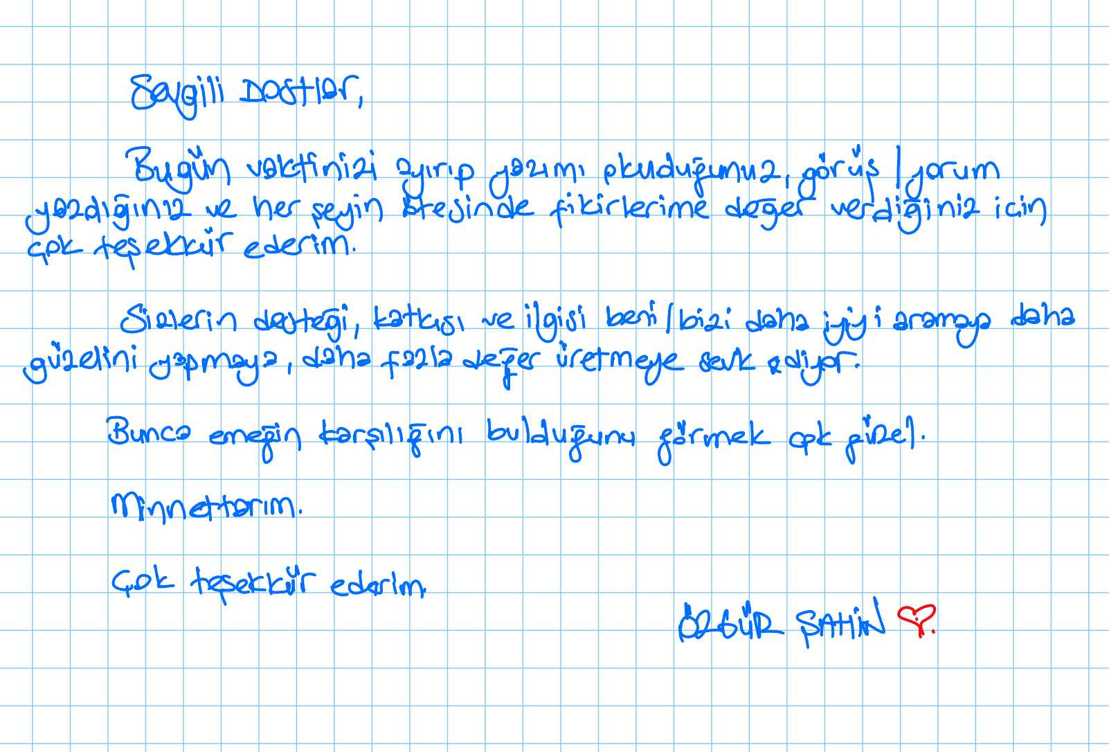 Teşekkür Notlarının Gücü