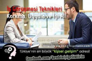 is gorusmesi teknikleri