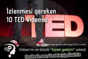 izlenmesi gereken 10 ted videosu