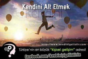 kendini alt etmek