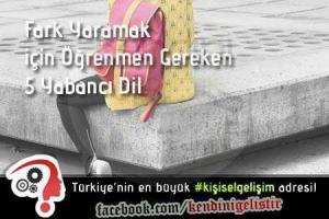 ogrenmen gereken yabanci diller