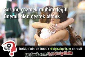 onemli olan destek olmak